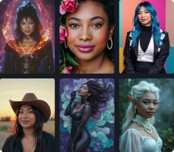 Generate images using your characters